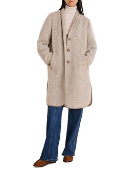 Nic+zoe Nic+Zoe Jacquard Side Slit Top Coat