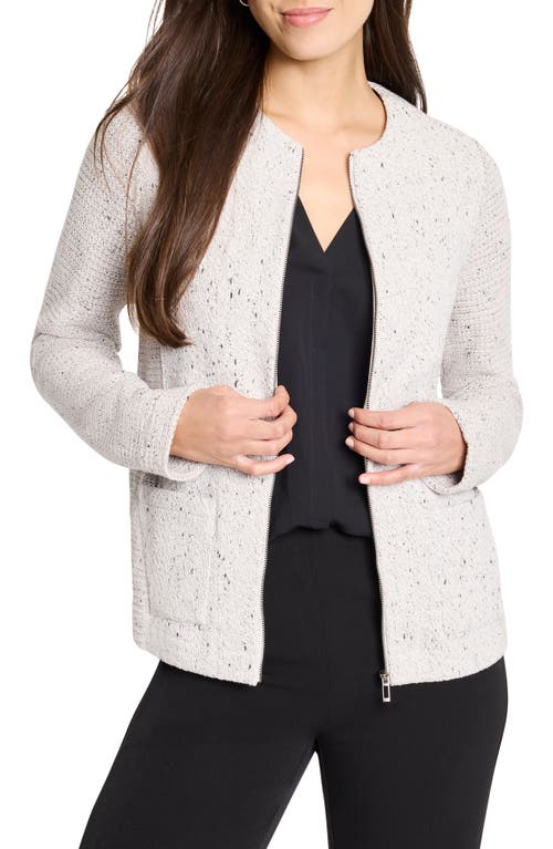 NIC+ZOE - NIC+ZOE Knit & Woven Zip Front Jacket