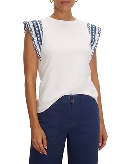 Nic+zoe Nic+Zoe Knit Trim Top