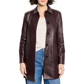 NIC+ZOE NIC+ZOE Leather Car Coat