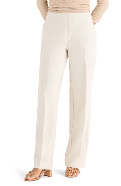 NIC+ZOE NIC+ZOE Lenox Accent Stitch Wide Leg Stretch Pants