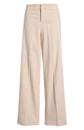 NIC+ZOE NIC+ZOE Lenox Linen Blend Wide Leg Pants