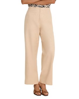 Nic+zoe Nic+Zoe Lenox Wide Leg Linen Stretch Pants