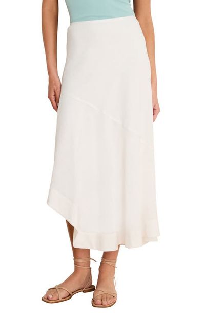NIC+ZOE NIC+ZOE Long Engagement Rumba Linen Blend Skirt