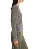 Nic+zoe Nic+Zoe Marled Tuck Round Neck Sweater - 4