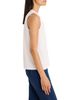 Nic+zoe Nic+Zoe Mixed Media Split Neck Sleeveless Top - 4