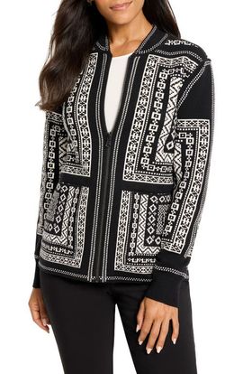 NIC+ZOE NIC+ZOE Nordic Nights Reversible Knit Jacket