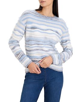 Nic+zoe Nic+Zoe Odyssey Mix Drop Shoulder Sweater