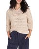 NIC+ZOE NIC+ZOE Openwork Sweater - 1