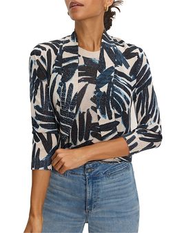 Nic+zoe Nic+Zoe Painted Palms Bolero Cardigan