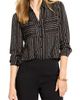 NIC+ZOE NIC+ZOE Painted Stripe Button-Up Shirt - 1