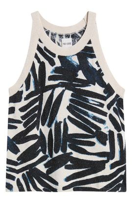 NIC+ZOE NIC+ZOE Palm Print Sweater Tank