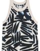 NIC+ZOE NIC+ZOE Palm Print Sweater Tank - 5