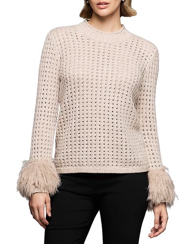 Nic+zoe Nic+Zoe Party Cuff Pointelle Sweater