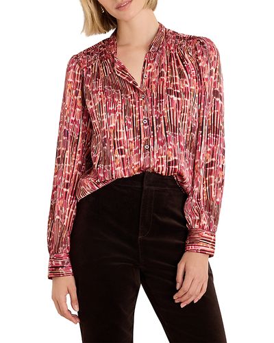 Nic+zoe Nic+Zoe Petite Origami Pleat Shirt