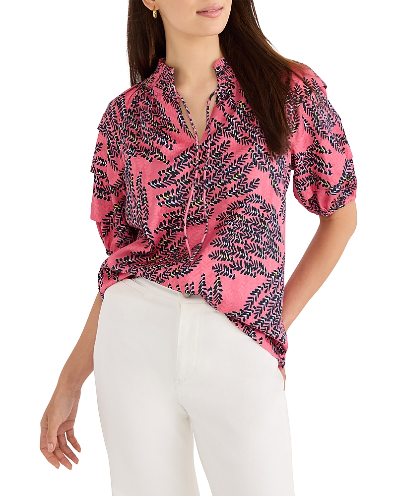 Nic+zoe Nic+Zoe Petites Blush Of Spring Peasant Top
