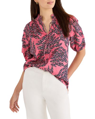 Nic+zoe Nic+Zoe Petites Blush Of Spring Peasant Top