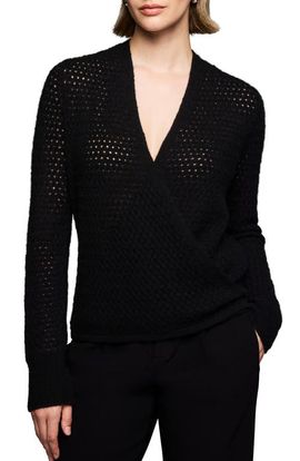 NIC+ZOE NIC+ZOE Pointelle Cashmere Blend Sweater