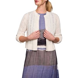 NIC+ZOE NIC+ZOE Pointelle Stitch Cardigan
