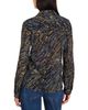 Nic+zoe Nic+Zoe Portobello Paisley Spread Collar Chiffon Shirt - 2