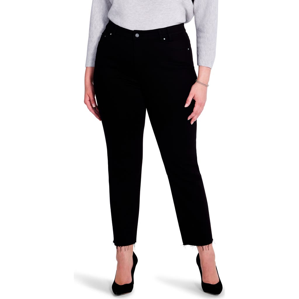 NIC+ZOE NIC+ZOE Raw Hem Ankle Straight Leg Jeans