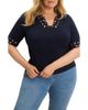 NIC+ZOE NIC+ZOE Rococo Edge Knit Shirt - 1
