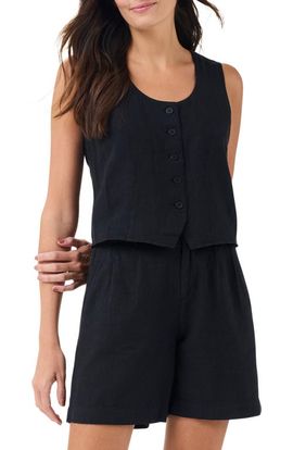 NIC+ZOE NIC+ZOE Rumba Linen Blend Vest