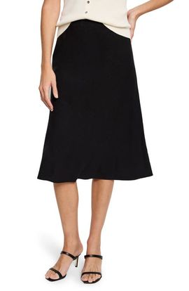 NIC+ZOE NIC+ZOE Rumba Organic Linen Blend A-Line Skirt