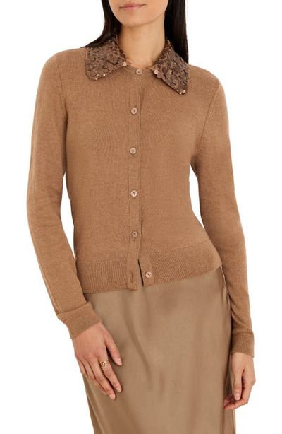 NIC+ZOE NIC+ZOE Sequin Collar Cardigan