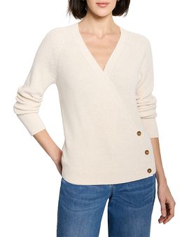 Nic+zoe Nic+Zoe Shaker Stitch Wrap Sweater