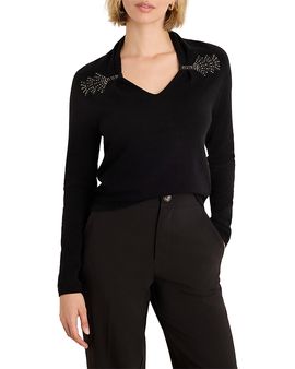 Nic+zoe Nic+Zoe Shimmer Cinch Sweater