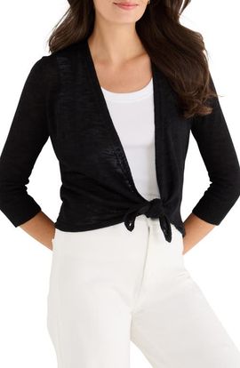 NIC+ZOE NIC+ZOE Slub Knit 4-Way Cardigan