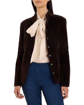 Nic+zoe Nic+Zoe Stretch Velvet Riding Jacket