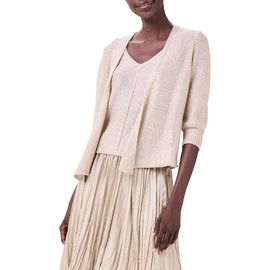 NIC+ZOE NIC+ZOE Subtle Sparkle 4-Way Cotton Blend Cardigan