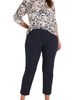 NIC+ZOE NIC+ZOE Supersoft Blurry Leaf Print Sweater - 4
