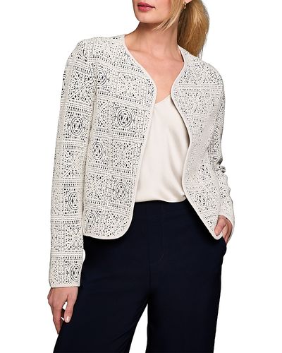 Nic+zoe Nic+Zoe Tapestry Knit Jacket
