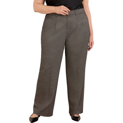 NIC+ZOE NIC+ZOE Tremont Wide Leg Lurex Tweed Pants