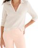 NIC+ZOE NIC+ZOE Tuck Stitch Knit Polo - 1