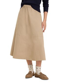 Nic+zoe Nic+Zoe Twill Cargo Midi Skirt