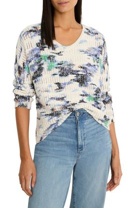 NIC+ZOE NIC+ZOE Water Lilies Pointelle Sweater