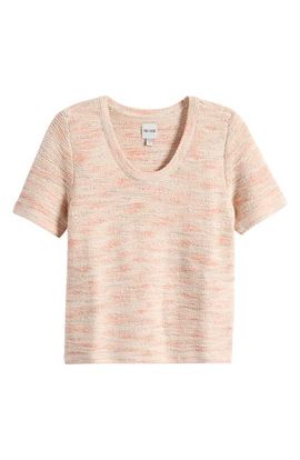 NIC+ZOE NIC+ZOE Wave Stitch Cotton Blend Sweater