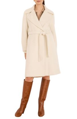NIC+ZOE NIC+ZOE Wool & Alpaca Blend Wrap Coat