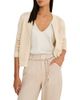 Nic+zoe Nic+Zoe Zip Front Mesh Cardigan Sweater - 1