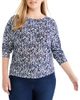 Nic+zoe Plus Nic+Zoe Plus Crosshatch Sweater - 1