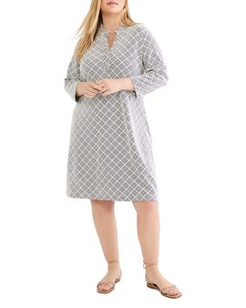 Nic+zoe Plus Nic+Zoe Plus Diamond Etching Clementine Dress