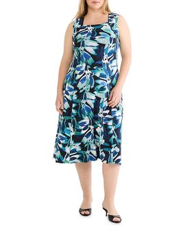 Nic+zoe Plus Nic+Zoe Plus Giverny Knit Blanche Dress