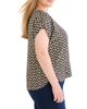 Nic+zoe Plus Nic+Zoe Plus Lacy Diamonds Day Gloss Woven Tee - 3