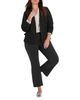 Nic+zoe Plus Nic+Zoe Plus Metallic Grid Knit Jacket - 2