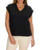 Nic+zoe Plus Nic+Zoe Plus Nzt Lace Knit Cap Sleeve Tee - 1