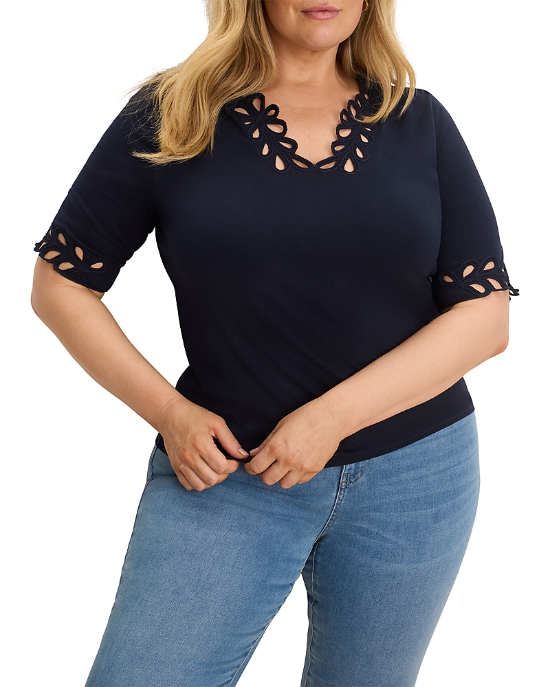 Nic+zoe Plus Nic+Zoe Plus Rococo Edge Top
